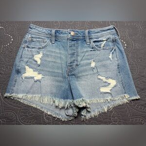 Hollister Juniors High Rise Boyfriend Jean Shorts Size 5 w27